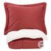 Sweet Home Collection 3-piece Sherpa Comforter Set