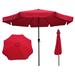 TiramisuBest Outdoor Patio Umbrella 10FT(3m) WITH FLAP without base