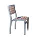 Posh Pollen Palmilla Outdoor Patio Dining Chairs Set of 2, Grey