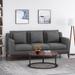 Elliston Fabric Contemporary 3-seater Sofa with Accent Pillows by Christopher Knight Home