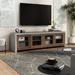 Haylin Contemporary 71-inch Glass Multi-functional Storage TV Console by Furniture of America