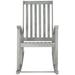 SAFAVIEH Clayton Grey Wash Acacia Wood Rocking Chair - 26" W x 33.5" D x 44.5" H