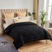 Ultra Soft Premium Down Alternative Reversible Comforter King Black