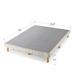 Priage by ZINUS GOOD DESIGN Winner Beige Metal Mattress Foundation, 11 Inch Platform Bed