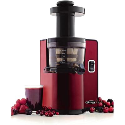 Omega Cold Press Masticating Vegetable and Fruit Extractor, Vertical Low-Speed Juicer