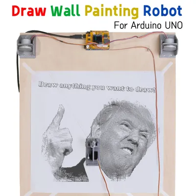 Wbot de proximité pour Ardu37UNO R3 kit de bricolage traceur de ligne peinture murale robot