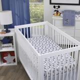 Disney Mickey Mouse 3 Piece Crib Bedding Set Polyester in Gray | Wayfair 7765276P