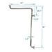 NEPPT L-Shaped Grab Bars For Bathroom Shower Handicap Toilet Safety Rails (24X36 Inch) Metal | 36 H x 24 W x 1.15 D in | Wayfair LB1001