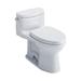 TOTO 1.28 GPF (Water Efficient) Elongated One-Piece Toilet w/ High Efficiency Flush (Seat Included) in White | Wayfair MS634124CEFG#01