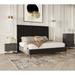 Everly Quinn Colson Low Profile Platform Bed Upholstered/Velvet in Gray | 65 H in | Wayfair CB3E3449028543F289726526135FCDDA