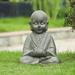 Arlmont & Co. Nicci Monk & Bowl Garden Statue in Gray | 14.88 H x 10.88 W x 9.63 D in | Wayfair 92A1C96D8A5243BF8D0A07AAE33337AB