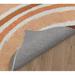 Orange/White 0.08 x 120 W in Kitchen Mat - Latitude Run® Lizzie Terracotta Kitchen Mat | 0.08 H x 120 W in | Wayfair
