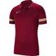 Nike, Dri-Fit Academy, Polo Hemd, Team Rot/Weiß/Jersey Gold/Weiß, M, Mann