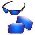 AOZAN ANSI Z87.1 Polarized Replacement Lenses Compatible with Oakley Flak 2.0 OO9295 Sunglasses - Capri Blue