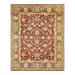 Overton Hand Knotted Wool Vintage Inspired Traditional Mogul Red Area Rug - 8' 1" x 10' 0"