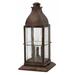 Hinkley Bingham 3-Light Outdoor Pier Mount in Sienna