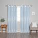 Aurora Home Mix & Match Sheer Damask & Blackout Grommet Curtains