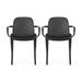 Gardenia Modern Outdoor Stacking Dining Chair Set by Christopher Knight Home - 23.30" W x 21.20" D x 32.00" H