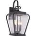 Quoizel Province Mystic Black 3-light Large Wall Lantern