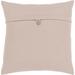 Artistic Weavers Demetra Traditional Button Taupe Feather Down or Poly Filled Throw Pillow 18-inch