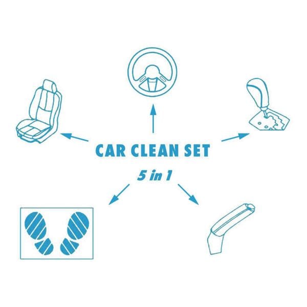 EICHNER 5-tlg. Schutz-Set Autoschonbezüge - 100 Stück weiß Image