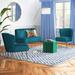 Etta Avenue™ Euclid 3 Piece Velvet Configurable Living Room Set Velvet | Wayfair Living Room Sets