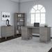 Gracie Oaks Magomed Executive Desk Wood in Gray/Brown | 29.11 H x 59.29 W x 29.54 D in | Wayfair CFC48ADEC8224FE98127FF67A0FFFE61