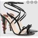 Gucci Shoes | Gucci Snake Heels | Color: Black | Size: 8.5