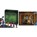 Ravensburger Gesellschaftsspiel - Disney Villainous 26055 - Spannendes Brettspiel & Ravensburger Puzzle - Villainous King John - 1000 Teile Puzzle, Disney Puzzle-Motiv mit Figuren aus Robin Hood