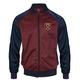 West Ham United FC Official Gift Mens Retro Track Top Jacket Claret Large