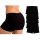EVARI Women's Boyshort Panties Comfortable Cotton Underwear Pack of 5 OR Pack of 2 OR Pack of 3 - Black - XL