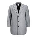 JACK & JONES Men's Jjliam Coat Ps Jacket, Medium Grey Melange, 4XL/6XL
