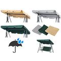 Replacement Canopy Custom Size for Garden Swing Made to Measure Hammock Canopy Cover Top Garden Outdoor Grey Beige Green (up to 200 cm length, Grey)