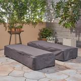 Shield Outdoor Chaise Lounge Cover (Set of 2) by Christopher Knight Home