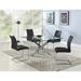 Somette Petra Square Glass Dining Table