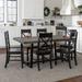Middlebrook Solid Wood 7-Piece Dining Set with X-Back Chairs