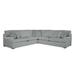 Gray Sectional - Braxton Culler Cambria 118" Wide Symmetrical Corner Sectional Polyester/Other Performance Fabrics | 38 H x 118 W x 118 D in | Wayfair