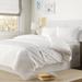 Harriet Bee Bachisio Reversible Modern & Contemporary Duvet Cover Set in White | Full/Queen Duvet Cover + 2 Standard Shams | Wayfair