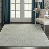 Green/White 48 x 0.5 in Area Rug - Charlton Home® Yurig Floral Ivory/Seafoam Green Area Rug Polypropylene | 48 W x 0.5 D in | Wayfair