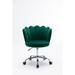 Everly Quinn Coolmore Swivel Shell Chair For Living Room/bed Room, Modern Leisure Office Chair Upholstered in Green | Wayfair