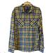 American Eagle Outfitters Shirts | American Eagle Button Down Vintage Fit Blue Yellow | Color: Blue/Yellow | Size: Xl