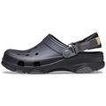 Crocs unisex adult Men's and Women's Classic Translucent | Comfortable Slip on Shoes Clog, Black, 4 Women 2 Men US