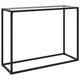 vidaXL Table console Transparent 100x35x75 cm Verre trempé