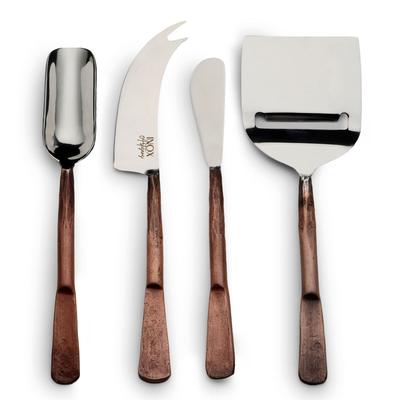 Celia Design Copper Antique Cheese Tools 4 Pcs. Set