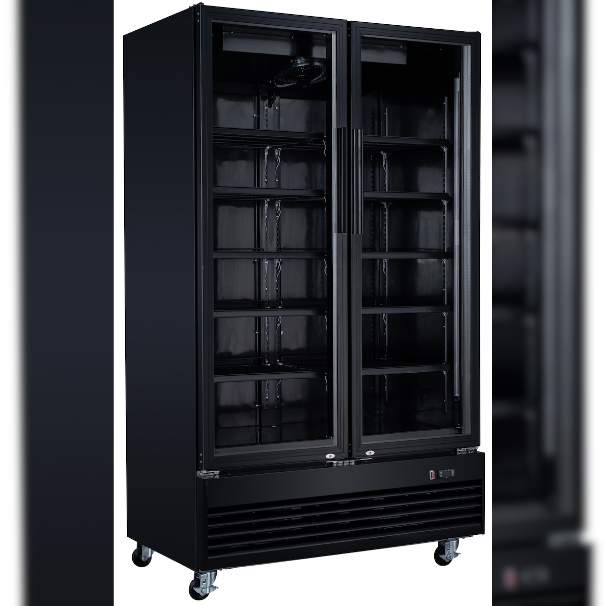 METRO Professional Doppeltüriger Getränkekühlschrank GSC2100B-NC, 120 x 72.5 x 206.6 cm, 949 L, schwarz Image