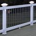 Deckorators Round Low-Voltage Deck Sconce Aluminium/Metal in White | 3.5 H x 2.25 W x 3.5 D in | Wayfair 349587