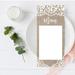 Koyal Wholesale Rustic Burlap & Lace Printable Wedding Paper Menu Cards For DIY Printer, Pack Of 52 Paper | 9 H x 4 W x 9 D in | Wayfair A3PP02147