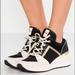 Michael Kors Shoes | Michael Kors Georgie Trainer Suede Multi Size:8 | Color: Black/Tan | Size: Various