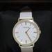Coach Accessories | Coach 35mm Audrey Leather Strap Watch | Color: Gold/White | Size: Os