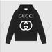 Gucci Shirts | Gucci Hooded Sweatshirt With Interlocking G | Color: Black | Size: M